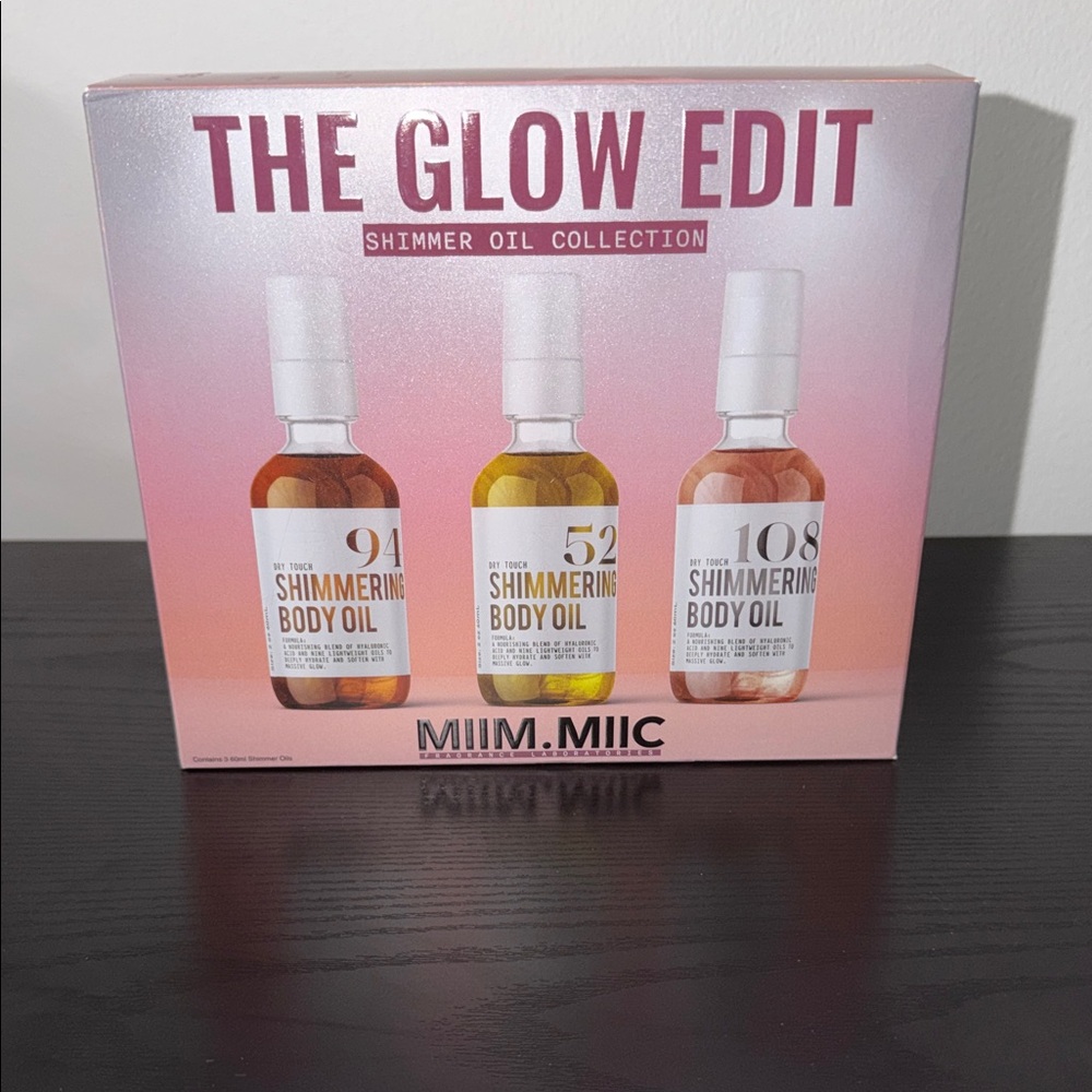 Mi.iM The Glow Edit Shimmer Oil Collection